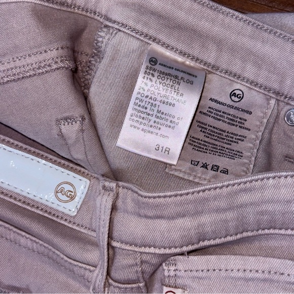 AG The Legging Ankle Skinny Jeans Raw Hem Slim - Picture 6 of 10